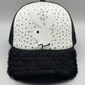 The "Night Bunny" Rhinestone & Fringe Trucker Cap
