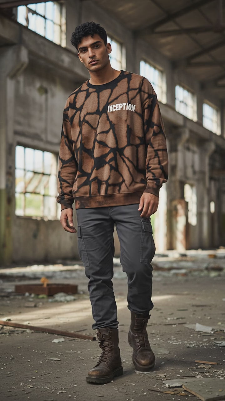 Geometric Echo Pullover