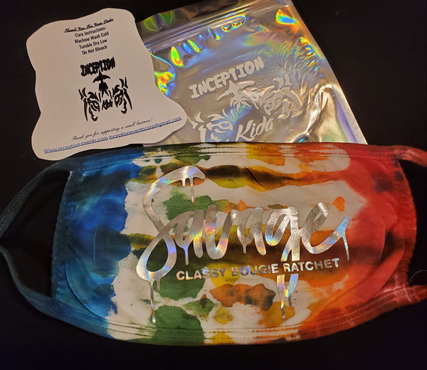 Savage Tye Dye Face mask