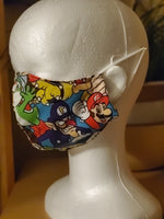 Mario Game Face Mask