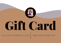 Kida Clothing Gift Card