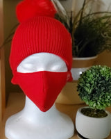 Winter Matching Face Mask And Hat